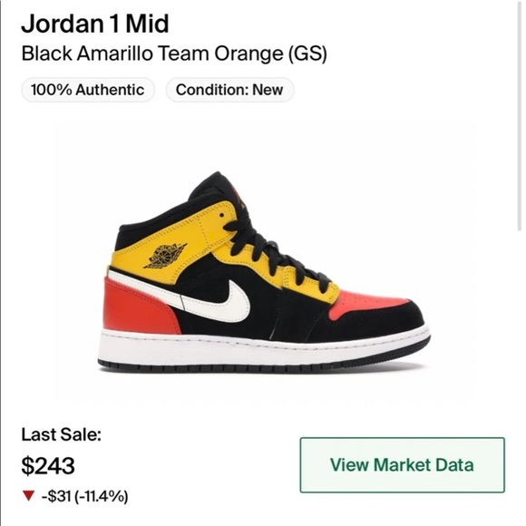 Air jordan 1 mid (GS) - Picture 5 of 5